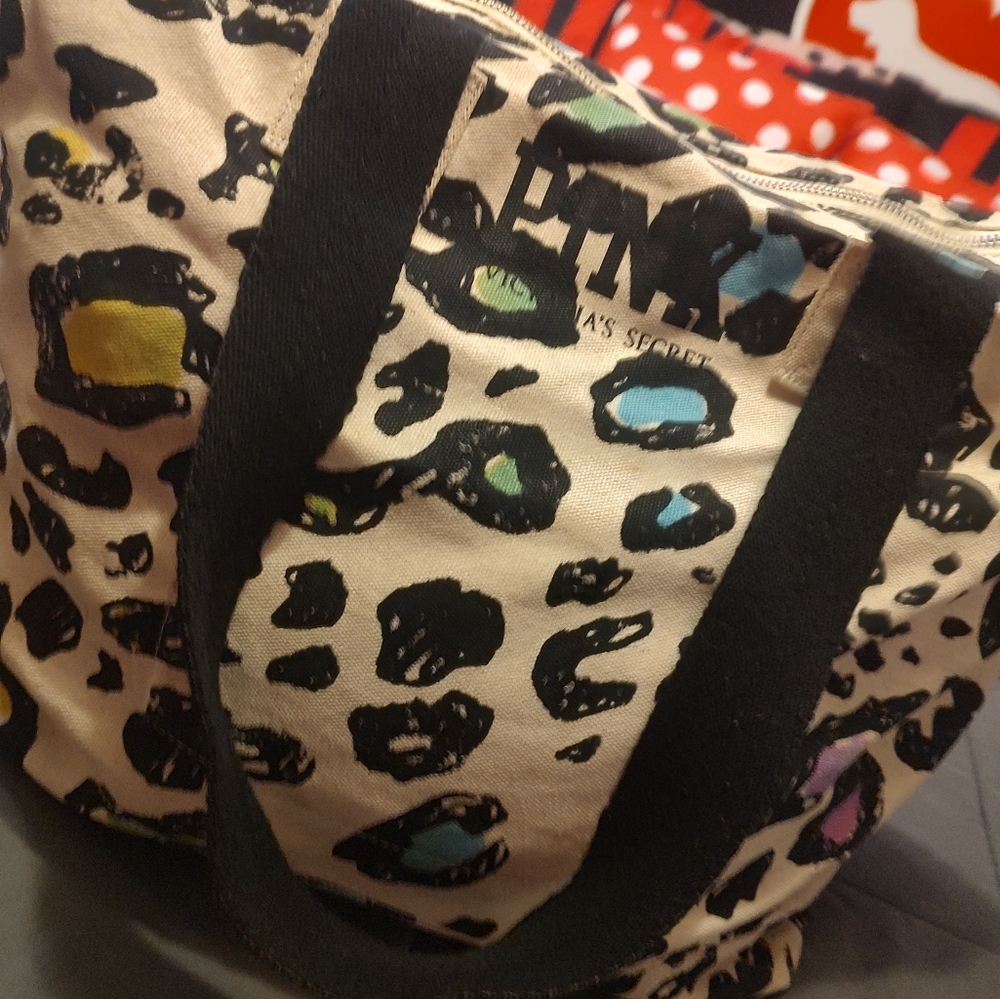 Victoria's Secret Pink Leopard Print Tote